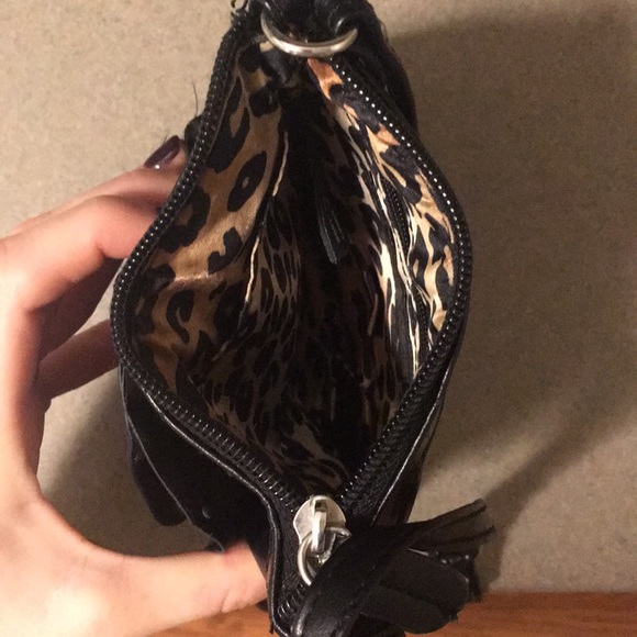 Steve Madden Purses Black With Flowers